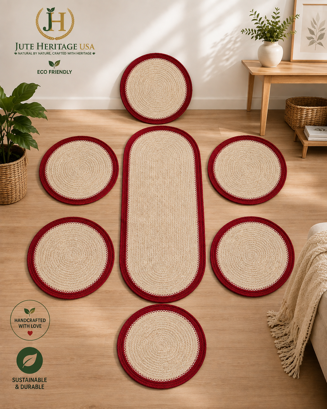 Premium Jute Table Set